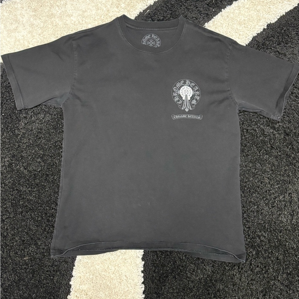 Men's Black Chrome Hearts T-Shirt